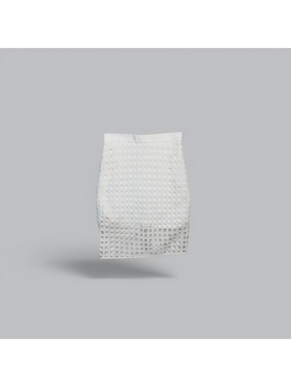 Banana Republic White Dot Lace Pencil Skirt, Size 4P - Picture 2 of 5